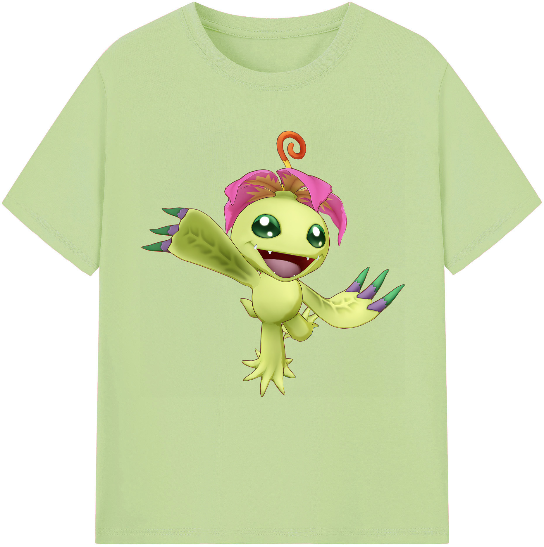 （画像用） Digimon デジタルモンスター/デジモン 綿100％半袖Tシャツ（フロントプリント）